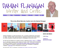 Tablet Screenshot of damianflanagan.com